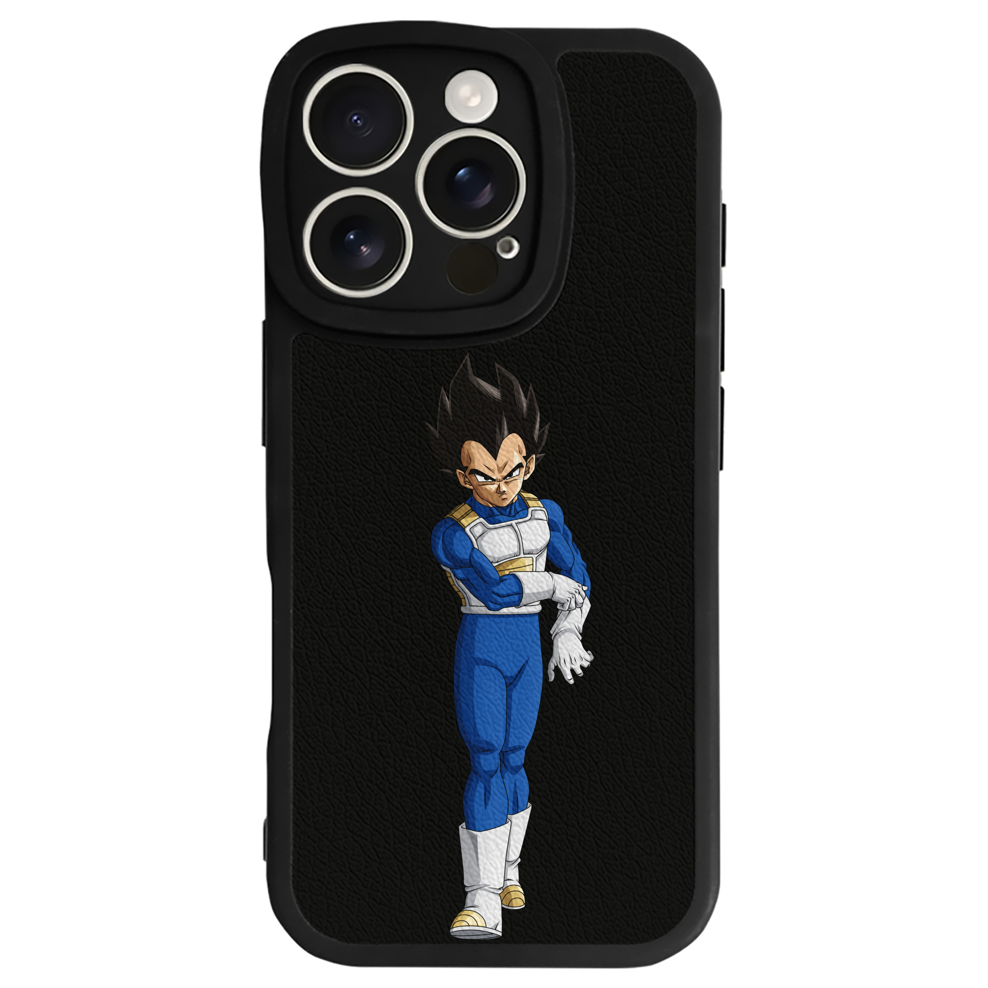 （画像用） ドラゴンボール ベジータ四世（Bejīta Yonsei）DRAGON BALL Vegeta IV 【iPhone 16シリーズ対応】シリコンスマホケース（レザー調） 材質：シリコン